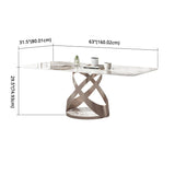 Modern Kitchen Dining Room Set with Sintered Stone Top and Gold Base Dining Furniture Clearhalo 'Dining Room Sets' 'Dining Tables & Seating' 'dining_room_set' 'furn' 'furn_dining_room_set' 'Furniture' 'furniture_dining_room_set' 'Kitchen & Dining Furniture' 'kitchen&dining_furn' 'kitchen' 3361426