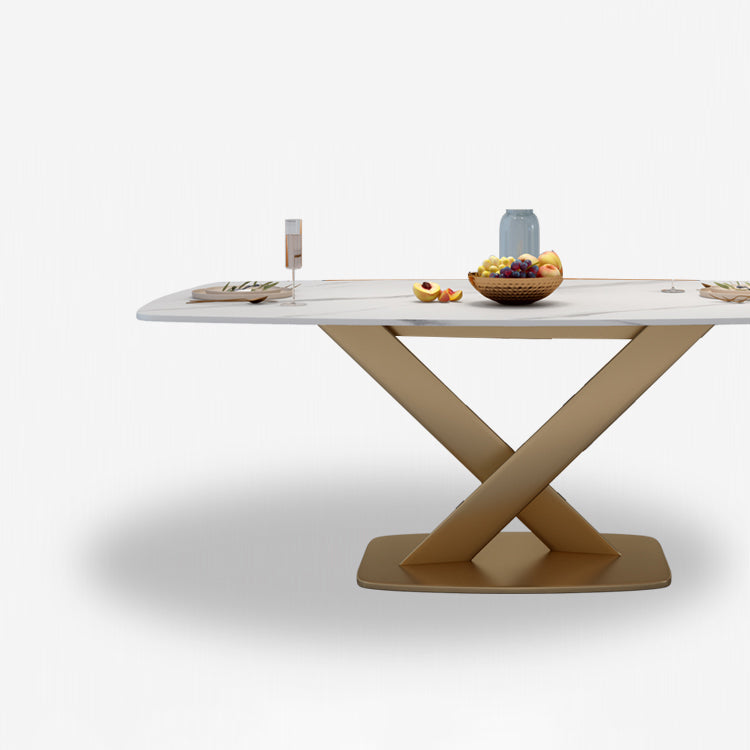 Kitchen Contemporary Sintered Stone Top Dinette Set with Pedestal Base Dining Room Furniture Clearhalo 'Dining Room Sets' 'Dining Tables & Seating' 'dining_room_set' 'furn' 'furn_dining_room_set' 'Furniture' 'furniture_dining_room_set' 'Kitchen & Dining Furniture' 'kitchen&dining_furn' 'kitchen' 3361512