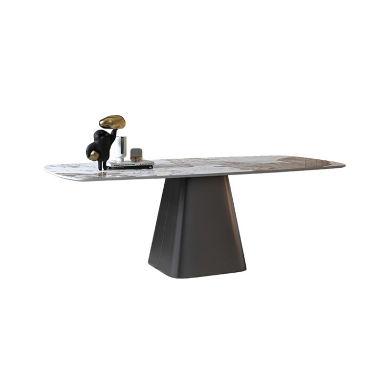 Contemporary¬†Kitchen¬†Dining¬†Room¬†Set with¬†Rectangle Sintered Stone Top¬†Formal¬†Dining¬†Table¬†Furniture Clearhalo 'Dining Room Sets' 'Dining Tables & Seating' 'dining_room_set' 'furn' 'furn_dining_room_set' 'Furniture' 'furniture_dining_room_set' 'Kitchen & Dining Furniture' 'kitchen&dining_furn' 'kitchen' 3361522