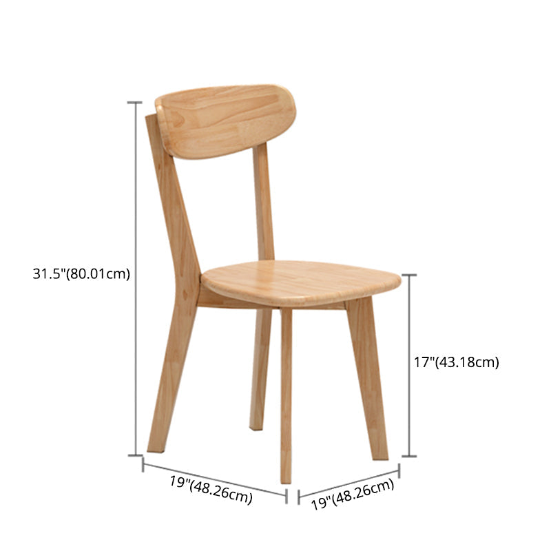 Modern Solid Wood Rectangle Shape Dining Furniture with 4 Wood Legs for Kitchen Clearhalo 'Dining Room Sets' 'Dining Tables & Seating' 'dining_room_set' 'furn' 'furn_dining_room_set' 'Furniture' 'furniture_dining_room_set' 'Kitchen & Dining Furniture' 'kitchen&dining_furn' 'kitchen' 3361720