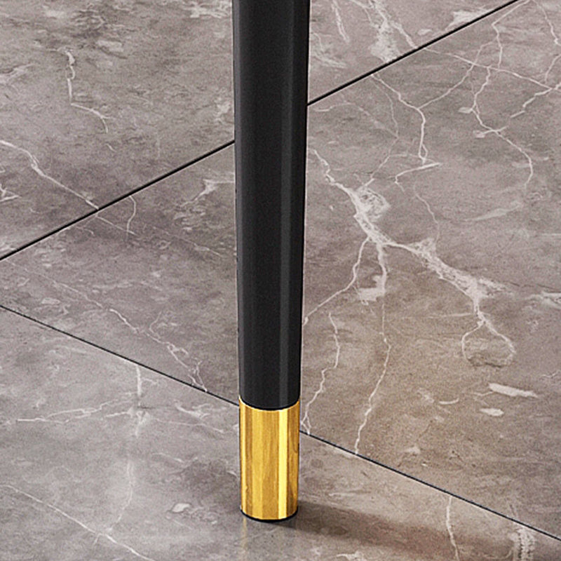 Minimalist Style MDF Top Dining Table Set of Rectangle Shape for Formal Dinette Set Clearhalo 'Dining Room Sets' 'Dining Tables & Seating' 'dining_room_set' 'furn' 'furn_dining_room_set' 'Furniture' 'furniture_dining_room_set' 'Kitchen & Dining Furniture' 'kitchen&dining_furn' 'kitchen' 3361905