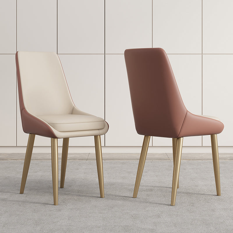 Glam Sintered Stone Dining Room Set Standard Height with Gold Base Dining Set Clearhalo 'Dining Room Sets' 'Dining Tables & Seating' 'dining_room_set' 'furn' 'furn_dining_room_set' 'Furniture' 'furniture_dining_room_set' 'Kitchen & Dining Furniture' 'kitchen&dining_furn' 'kitchen' 3361929