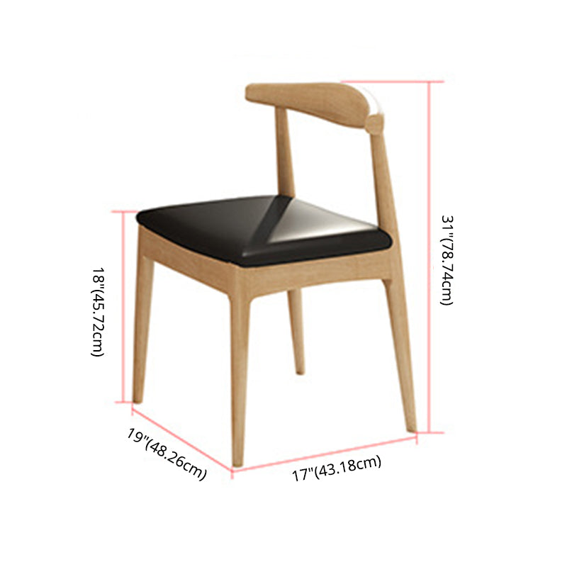 Modern Style Solid Wood Dining Set with Rectangle Shape Table and 4 Legs Base for Home Use Clearhalo 'Dining Room Sets' 'Dining Tables & Seating' 'dining_room_set' 'furn' 'furn_dining_room_set' 'Furniture' 'furniture_dining_room_set' 'Kitchen & Dining Furniture' 'kitchen&dining_furn' 'kitchen' 3369194