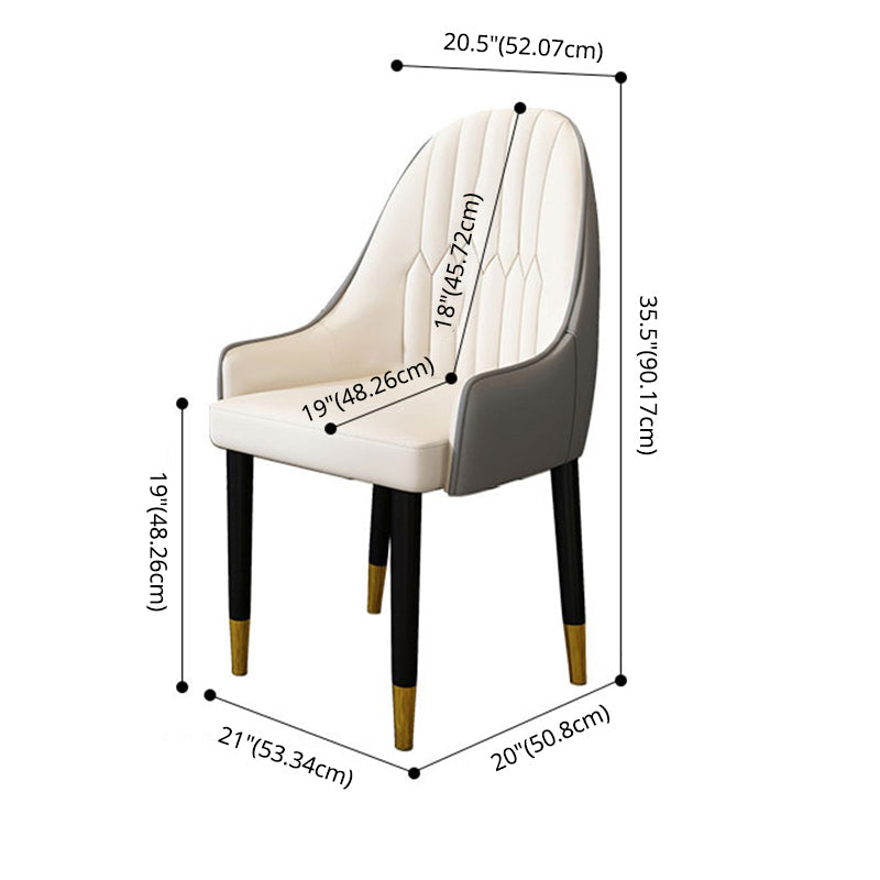 Dining Room Set Nordic Rectangle Dining Table Formal Dinette Set with Metal Base Clearhalo 'Dining Room Sets' 'Dining Tables & Seating' 'dining_room_set' 'furn' 'furn_dining_room_set' 'Furniture' 'furniture_dining_room_set' 'Kitchen & Dining Furniture' 'kitchen&dining_furn' 'kitchen' 3369217