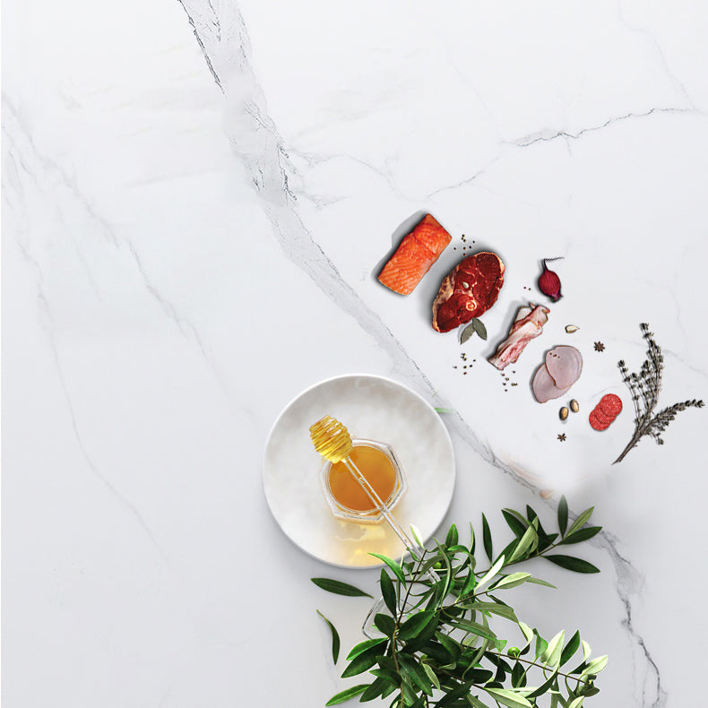 Modern Style Sintered Stone White Dining Set Standard Rectangle Shape Dining Set with 4 Legs Base Clearhalo 'Dining Room Sets' 'Dining Tables & Seating' 'dining_room_set' 'furn' 'furn_dining_room_set' 'Furniture' 'furniture_dining_room_set' 'Kitchen & Dining Furniture' 'kitchen&dining_furn' 'kitchen' 3369257