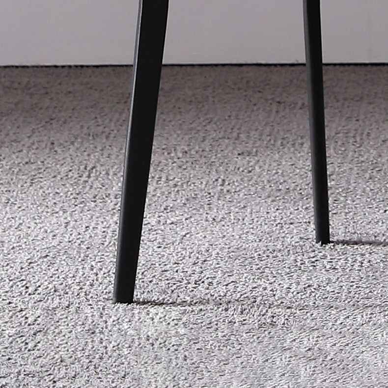 Minimalist Sintered Stone Dining Room Set Fixed Dining Set with Rectangle Table for Home Use Clearhalo 'Dining Room Sets' 'Dining Tables & Seating' 'dining_room_set' 'furn' 'furn_dining_room_set' 'Furniture' 'furniture_dining_room_set' 'Kitchen & Dining Furniture' 'kitchen&dining_furn' 'kitchen' 3369279