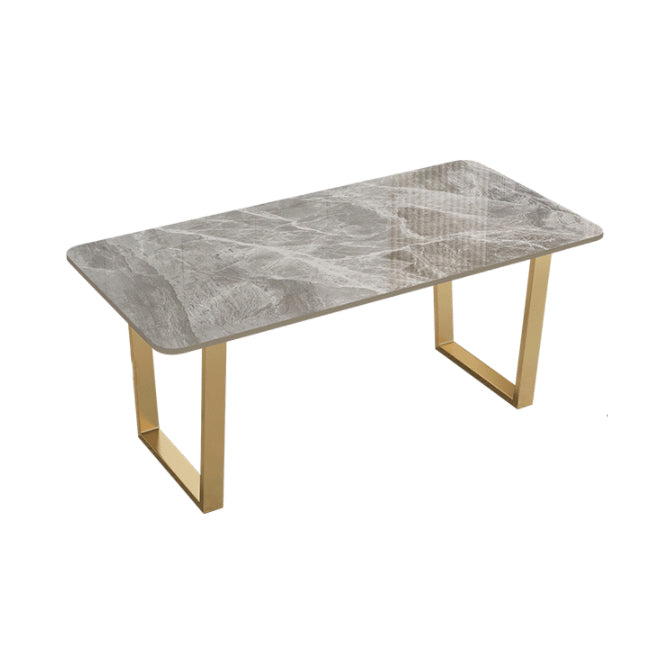 Nordic Dining Room Set Metal Base Dining Table Rectangle Formal Dinette Set for Home Table Only Clearhalo 'Dining Room Sets' 'Dining Tables & Seating' 'dining_room_set' 'furn' 'furn_dining_room_set' 'Furniture' 'furniture_dining_room_set' 'Kitchen & Dining Furniture' 'kitchen&dining_furn' 'kitchen' 3369292