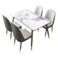 Contemporary Fixed Dining¬†Room¬†Table¬†Set with 4 Legs Base Kitchen Dining Furniture Clearhalo 'Dining Room Sets' 'Dining Tables & Seating' 'dining_room_set' 'furn' 'furn_dining_room_set' 'Furniture' 'furniture_dining_room_set' 'Kitchen & Dining Furniture' 'kitchen&dining_furn' 'kitchen' 3369317