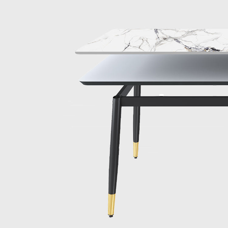 Contemporary Fixed Dining¬†Room¬†Table¬†Set with 4 Legs Base Kitchen Dining Furniture Clearhalo 'Dining Room Sets' 'Dining Tables & Seating' 'dining_room_set' 'furn' 'furn_dining_room_set' 'Furniture' 'furniture_dining_room_set' 'Kitchen & Dining Furniture' 'kitchen&dining_furn' 'kitchen' 3369318