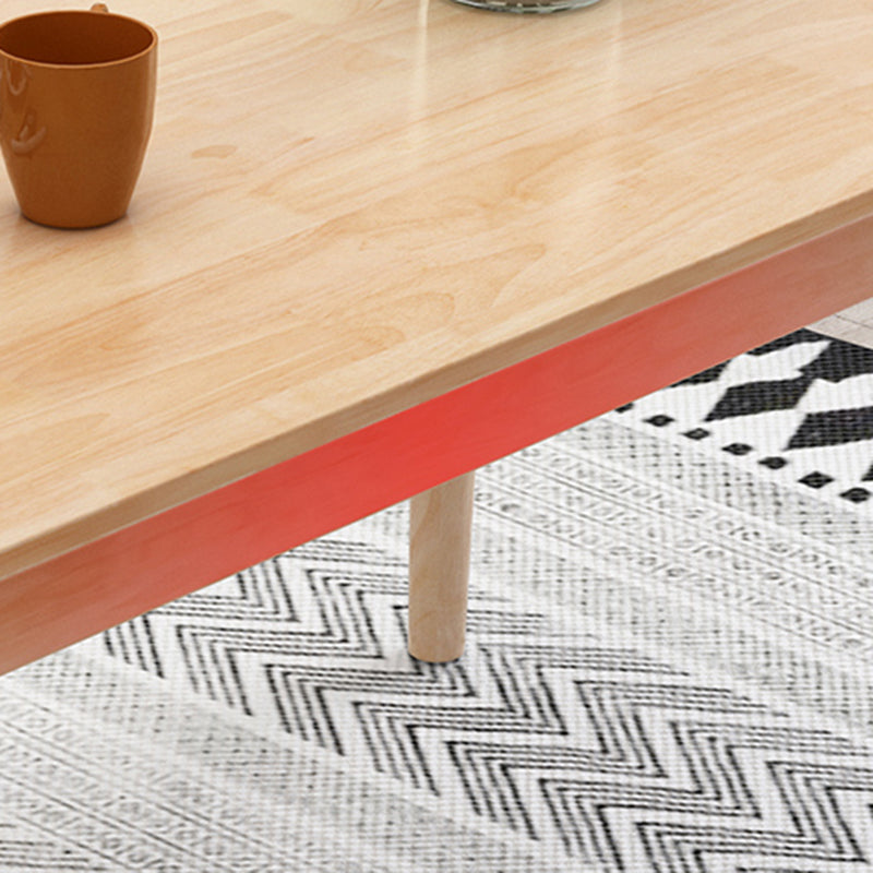 Contemporary Style Standard Wood Dining Room Set of Rectangle Shape for Kitchen Table Set Clearhalo 'Dining Room Sets' 'Dining Tables & Seating' 'dining_room_set' 'furn' 'furn_dining_room_set' 'Furniture' 'furniture_dining_room_set' 'Kitchen & Dining Furniture' 'kitchen&dining_furn' 'kitchen' 3369457