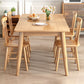 Contemporary Solid Wood Rectangle Dining Room Set with 4 Wood Legs for Kitchen Furniture Clearhalo 'Dining Room Sets' 'Dining Tables & Seating' 'dining_room_set' 'furn' 'furn_dining_room_set' 'Furniture' 'furniture_dining_room_set' 'Kitchen & Dining Furniture' 'kitchen&dining_furn' 'kitchen' 3369575