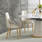 Modern Sintered Stone Dining Room Set with Round Top and Pedestal Base Dining Furniture Clearhalo 'Dining Room Sets' 'Dining Tables & Seating' 'dining_room_set' 'furn' 'furn_dining_room_set' 'Furniture' 'furniture_dining_room_set' 'Kitchen & Dining Furniture' 'kitchen&dining_furn' 'kitchen' 3376028