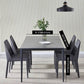 Standard Sintered Stone Top Dining Set with Black Metallic Legs Base for Dining Furniture Clearhalo 'Dining Room Sets' 'Dining Tables & Seating' 'dining_room_set' 'furn' 'furn_dining_room_set' 'Furniture' 'furniture_dining_room_set' 'Kitchen & Dining Furniture' 'kitchen&dining_furn' 'kitchen' 3376122