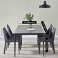 Standard Sintered Stone Top Dining Set with Black Metallic Legs Base for Dining Furniture Clearhalo 'Dining Room Sets' 'Dining Tables & Seating' 'dining_room_set' 'furn' 'furn_dining_room_set' 'Furniture' 'furniture_dining_room_set' 'Kitchen & Dining Furniture' 'kitchen&dining_furn' 'kitchen' 3376123