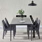 Standard Sintered Stone Top Dining Set with Black Metallic Legs Base for Dining Furniture Clearhalo 'Dining Room Sets' 'Dining Tables & Seating' 'dining_room_set' 'furn' 'furn_dining_room_set' 'Furniture' 'furniture_dining_room_set' 'Kitchen & Dining Furniture' 'kitchen&dining_furn' 'kitchen' 3376124