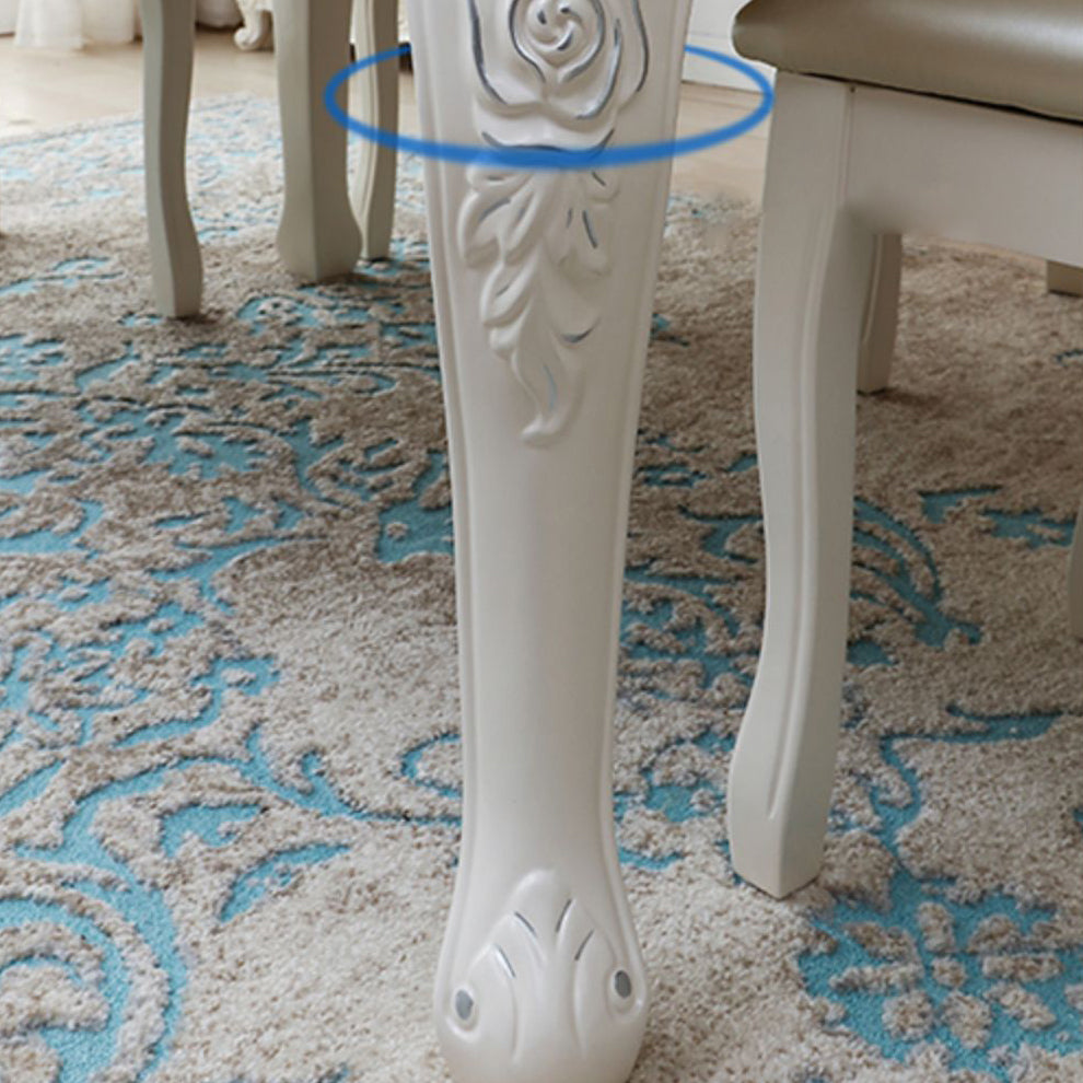 Victorian Dining Room Set Standard Height with Rectangle Top 4 Legs Base Dining Furniture Clearhalo 'Dining Room Sets' 'Dining Tables & Seating' 'dining_room_set' 'furn' 'furn_dining_room_set' 'Furniture' 'furniture_dining_room_set' 'Kitchen & Dining Furniture' 'kitchen&dining_furn' 'kitchen' 3376147