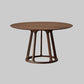 Round Standard Solid Wood Top Dining Set with Solid Brown Wood Legs for Dining Furniture Clearhalo 'Dining Room Sets' 'Dining Tables & Seating' 'dining_room_set' 'furn' 'furn_dining_room_set' 'Furniture' 'furniture_dining_room_set' 'Kitchen & Dining Furniture' 'kitchen&dining_furn' 'kitchen' 3376175