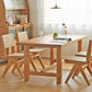 Fixed Farmhouse Style Solid Wood Top Kitchen Table Set of 4 Brown for Dining Room Clearhalo 'Dining Room Sets' 'Dining Tables & Seating' 'dining_room_set' 'furn' 'furn_dining_room_set' 'Furniture' 'furniture_dining_room_set' 'Kitchen & Dining Furniture' 'kitchen&dining_furn' 'kitchen' 3376207