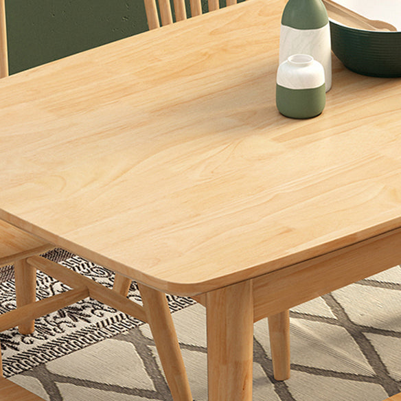 Modern Solid Wood Dining¬†Room¬†Set with Rectangle Home Dining Table Furniture Clearhalo 'Dining Room Sets' 'Dining Tables & Seating' 'dining_room_set' 'furn' 'furn_dining_room_set' 'Furniture' 'furniture_dining_room_set' 'Kitchen & Dining Furniture' 'kitchen&dining_furn' 'kitchen' 3376225