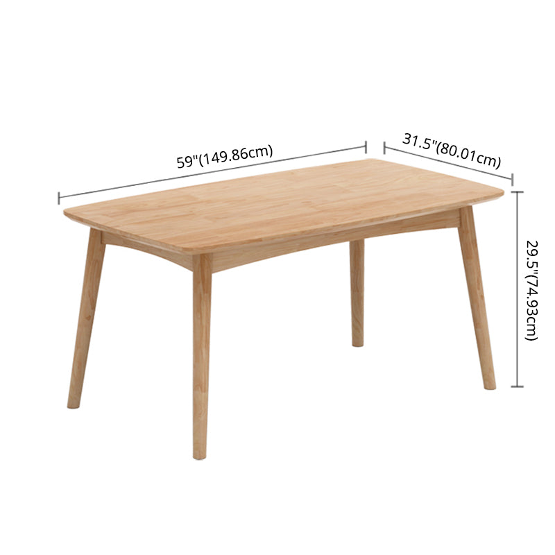 Modern Solid Wood Dining¬†Room¬†Set with Rectangle Home Dining Table Furniture Clearhalo 'Dining Room Sets' 'Dining Tables & Seating' 'dining_room_set' 'furn' 'furn_dining_room_set' 'Furniture' 'furniture_dining_room_set' 'Kitchen & Dining Furniture' 'kitchen&dining_furn' 'kitchen' 3376230