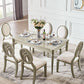 Modern Farmhouse Dining Table Set with 4 Legs Base Dining Room Furniture for Home Use Clearhalo 'Dining Room Sets' 'Dining Tables & Seating' 'dining_room_set' 'furn' 'furn_dining_room_set' 'Furniture' 'furniture_dining_room_set' 'Kitchen & Dining Furniture' 'kitchen&dining_furn' 'kitchen' 3376246