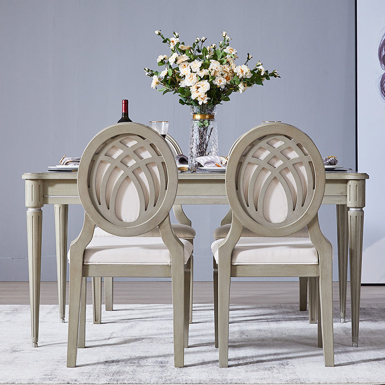 Modern Farmhouse Dining Table Set with 4 Legs Base Dining Room Furniture for Home Use Clearhalo 'Dining Room Sets' 'Dining Tables & Seating' 'dining_room_set' 'furn' 'furn_dining_room_set' 'Furniture' 'furniture_dining_room_set' 'Kitchen & Dining Furniture' 'kitchen&dining_furn' 'kitchen' 3376256