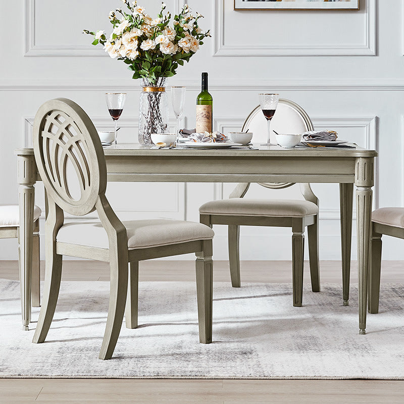 Modern Farmhouse Dining Table Set with 4 Legs Base Dining Room Furniture for Home Use Clearhalo 'Dining Room Sets' 'Dining Tables & Seating' 'dining_room_set' 'furn' 'furn_dining_room_set' 'Furniture' 'furniture_dining_room_set' 'Kitchen & Dining Furniture' 'kitchen&dining_furn' 'kitchen' 3376258