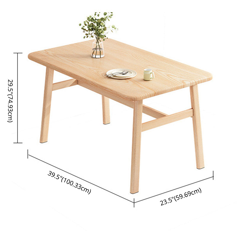 Modern Rectangle Shape Standard Dining Set MDF Kitchen Dining Set in Khaki Clearhalo 'Dining Room Sets' 'Dining Tables & Seating' 'dining_room_set' 'furn' 'furn_dining_room_set' 'Furniture' 'furniture_dining_room_set' 'Kitchen & Dining Furniture' 'kitchen&dining_furn' 'kitchen' 3376282
