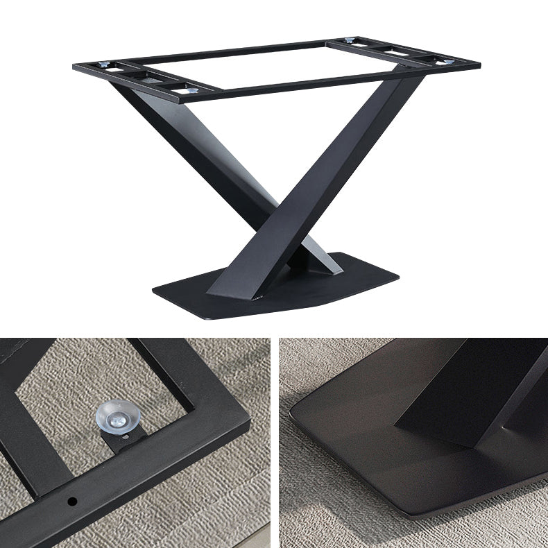 Fixed Sintered Stone Dining Room Set of with Pedestal Base Table Dining Room Furniture for Home Clearhalo 'Dining Room Sets' 'Dining Tables & Seating' 'dining_room_set' 'furn' 'furn_dining_room_set' 'Furniture' 'furniture_dining_room_set' 'Kitchen & Dining Furniture' 'kitchen&dining_furn' 'kitchen' 3384829