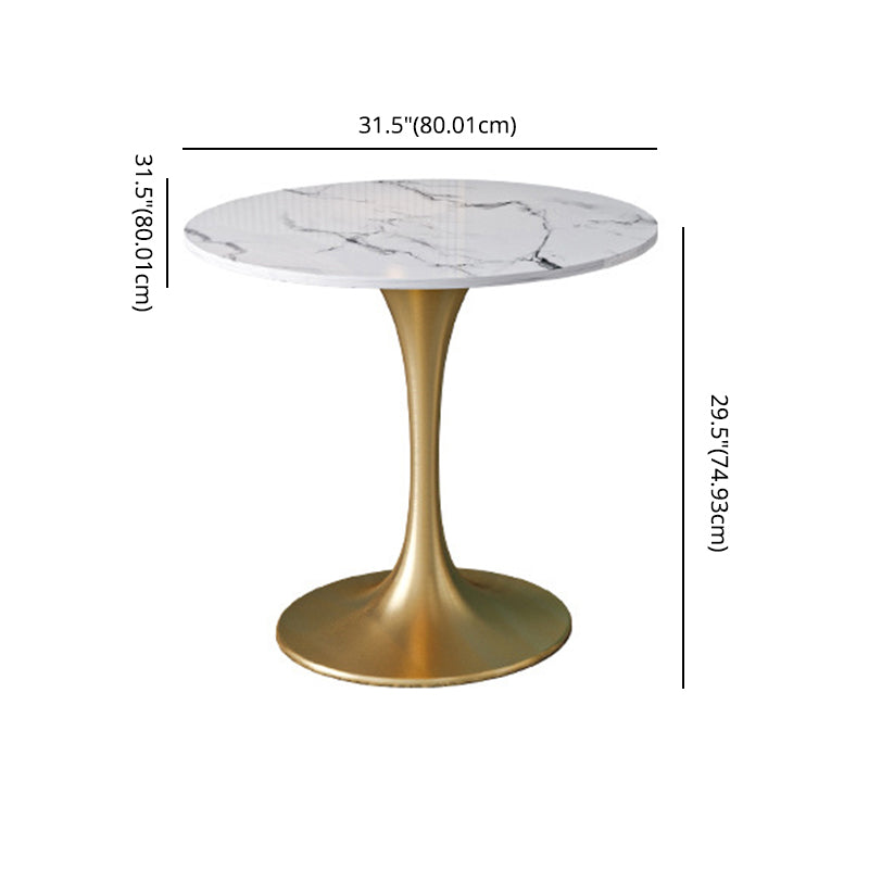 Scandinavian Kitchen Dining Room Set with Sintered Stone Top and Gold Base Dining Furniture Clearhalo 'Dining Room Sets' 'Dining Tables & Seating' 'dining_room_set' 'furn' 'furn_dining_room_set' 'Furniture' 'furniture_dining_room_set' 'Kitchen & Dining Furniture' 'kitchen&dining_furn' 'kitchen' 3384938