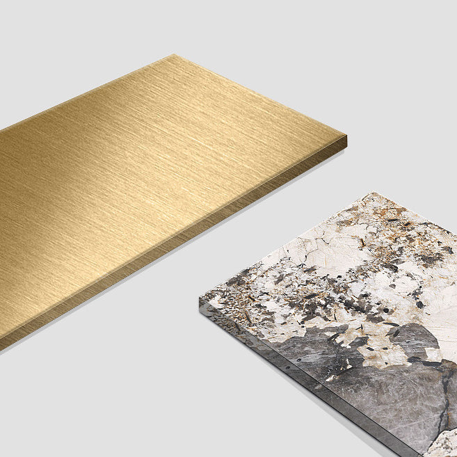 Modern Sintered Stone Dining Room Set with Rectangle Table and Gold Legs Formal Dining Set Clearhalo 'Dining Room Sets' 'Dining Tables & Seating' 'dining_room_set' 'furn' 'furn_dining_room_set' 'Furniture' 'furniture_dining_room_set' 'Kitchen & Dining Furniture' 'kitchen&dining_furn' 'kitchen' 3384980