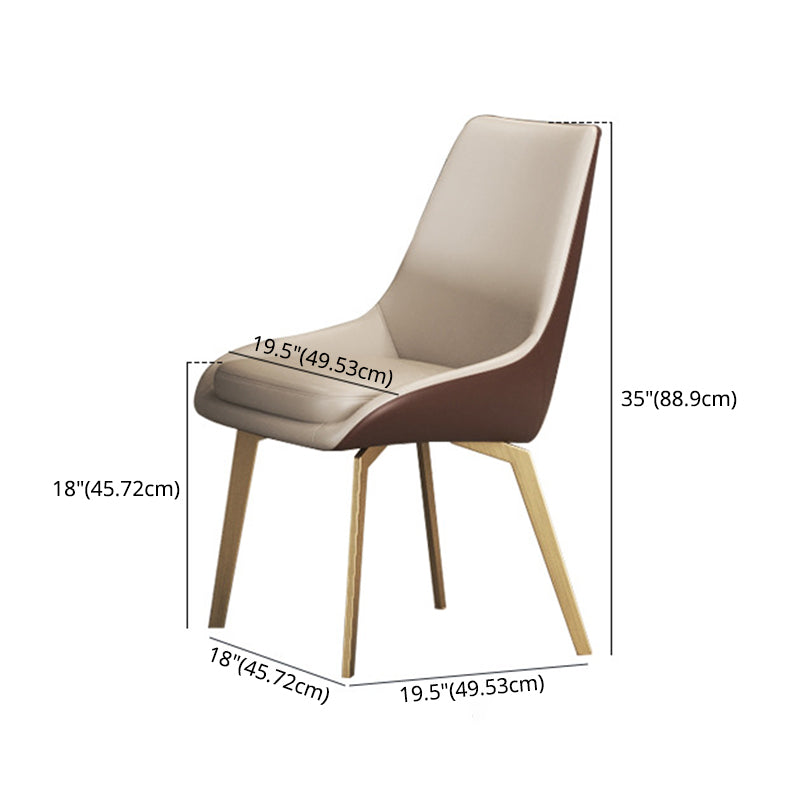 Modern Sintered Stone Dining Room Set with Rectangle Table and Gold Legs Formal Dining Set Clearhalo 'Dining Room Sets' 'Dining Tables & Seating' 'dining_room_set' 'furn' 'furn_dining_room_set' 'Furniture' 'furniture_dining_room_set' 'Kitchen & Dining Furniture' 'kitchen&dining_furn' 'kitchen' 3384989