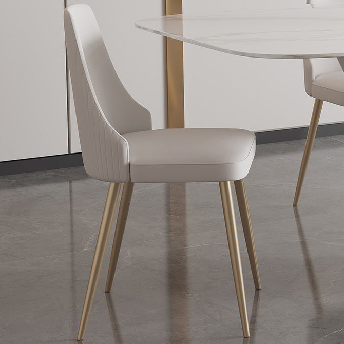 Modern Kitchen Dining Room Set Standard Height with Sintered Stone Top and Pedestal Base Table Set Clearhalo 'Dining Room Sets' 'Dining Tables & Seating' 'dining_room_set' 'furn' 'furn_dining_room_set' 'Furniture' 'furniture_dining_room_set' 'Kitchen & Dining Furniture' 'kitchen&dining_furn' 'kitchen' 3385005