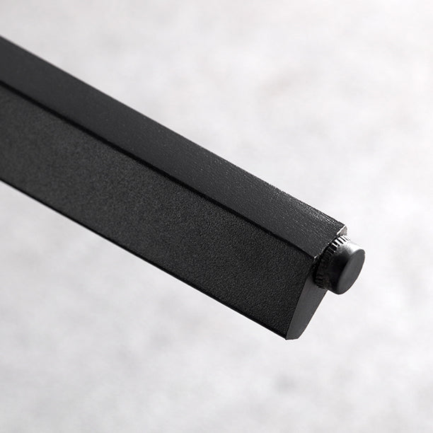 Modern Sintered Stone Dining Room Set with Rectangle Top and Black Base Dining Furniture for Kitchen Clearhalo 'Dining Room Sets' 'Dining Tables & Seating' 'dining_room_set' 'furn' 'furn_dining_room_set' 'Furniture' 'furniture_dining_room_set' 'Kitchen & Dining Furniture' 'kitchen&dining_furn' 'kitchen' 3385016