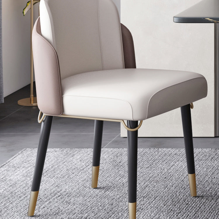 Minimalist Dining Room Set with Sintered Stone Top and Gold Base Formal Table Set Clearhalo 'Dining Room Sets' 'Dining Tables & Seating' 'dining_room_set' 'furn' 'furn_dining_room_set' 'Furniture' 'furniture_dining_room_set' 'Kitchen & Dining Furniture' 'kitchen&dining_furn' 'kitchen' 3385080