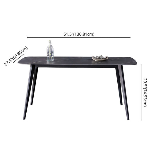 Modern Kitchen Sintered Stone Furniture with Standard Height Compact Dining¬†Room¬†Table¬†Set Clearhalo 'Dining Room Sets' 'Dining Tables & Seating' 'dining_room_set' 'furn' 'furn_dining_room_set' 'Furniture' 'furniture_dining_room_set' 'Kitchen & Dining Furniture' 'kitchen&dining_furn' 'kitchen' 3385094