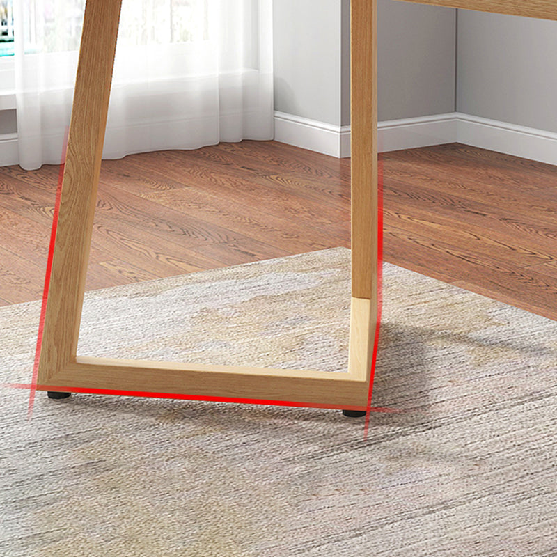 Minimalist Style Solid Wood Top Dining Table Set of Rectangle Shape Formal Kitchen Set Clearhalo 'Dining Room Sets' 'Dining Tables & Seating' 'dining_room_set' 'furn' 'furn_dining_room_set' 'Furniture' 'furniture_dining_room_set' 'Kitchen & Dining Furniture' 'kitchen&dining_furn' 'kitchen' 3385153