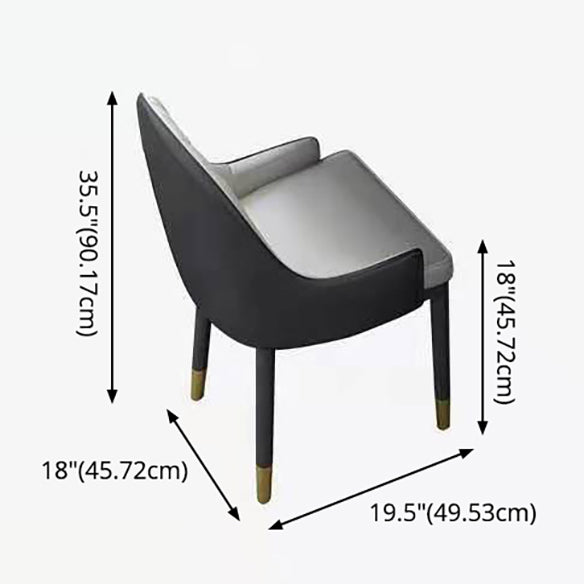 Scandinavian Style Gray Slate Dining Table Rectangular Formal Dinette Set with Metal Base Clearhalo 'Dining Room Sets' 'Dining Tables & Seating' 'dining_room_set' 'furn' 'furn_dining_room_set' 'Furniture' 'furniture_dining_room_set' 'Kitchen & Dining Furniture' 'kitchen&dining_furn' 'kitchen' 3385198