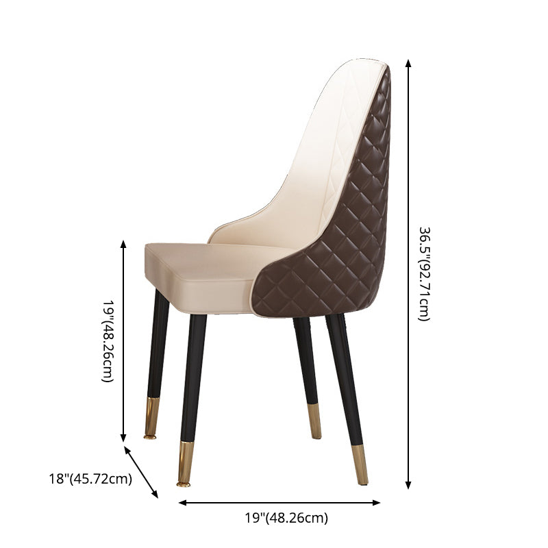 Modern Dining Room Set Standard Height with Sintered Stone Top and Gold Legs Formal Table Set Clearhalo 'Dining Room Sets' 'Dining Tables & Seating' 'dining_room_set' 'furn' 'furn_dining_room_set' 'Furniture' 'furniture_dining_room_set' 'Kitchen & Dining Furniture' 'kitchen&dining_furn' 'kitchen' 3385226