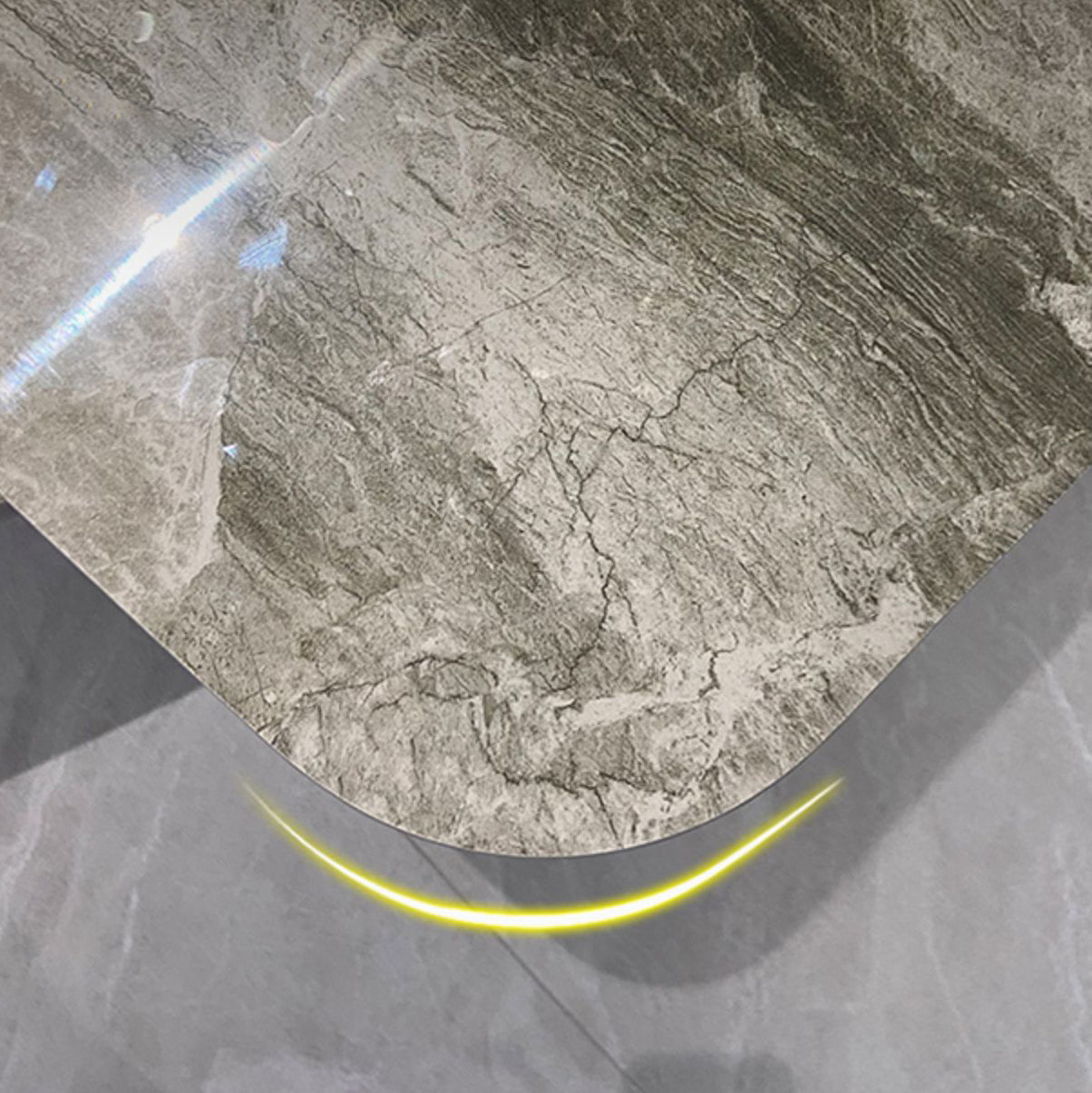 Minimalist Style White Slate Dining Table Rectangular Formal Dinette Set with Wood Base Clearhalo 'Dining Room Sets' 'Dining Tables & Seating' 'dining_room_set' 'furn' 'furn_dining_room_set' 'Furniture' 'furniture_dining_room_set' 'Kitchen & Dining Furniture' 'kitchen&dining_furn' 'kitchen' 3385290