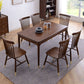 Contemporary Wooden Dining Set Standard Height Dining¬†Room¬†Table¬†Set for Home Use Clearhalo 'Dining Room Sets' 'Dining Tables & Seating' 'dining_room_set' 'furn' 'furn_dining_room_set' 'Furniture' 'furniture_dining_room_set' 'Kitchen & Dining Furniture' 'kitchen&dining_furn' 'kitchen' 3401381