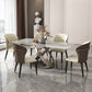 Modern Style Sintered Stone Dining Table with Standard Height Table for Home Use Clearhalo 'Dining Room Sets' 'Dining Tables & Seating' 'dining_room_set' 'furn' 'furn_dining_room_set' 'Furniture' 'furniture_dining_room_set' 'Kitchen & Dining Furniture' 'kitchen&dining_furn' 'kitchen' 3401518