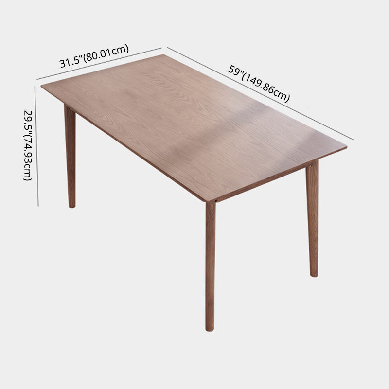 Modern Kitchen Wooden Dining Furniture Set with Rectangle Table Formal Dining¬†Room¬†Table¬†Set Clearhalo 'Dining Room Sets' 'Dining Tables & Seating' 'dining_room_set' 'furn' 'furn_dining_room_set' 'Furniture' 'furniture_dining_room_set' 'Kitchen & Dining Furniture' 'kitchen&dining_furn' 'kitchen' 3401695