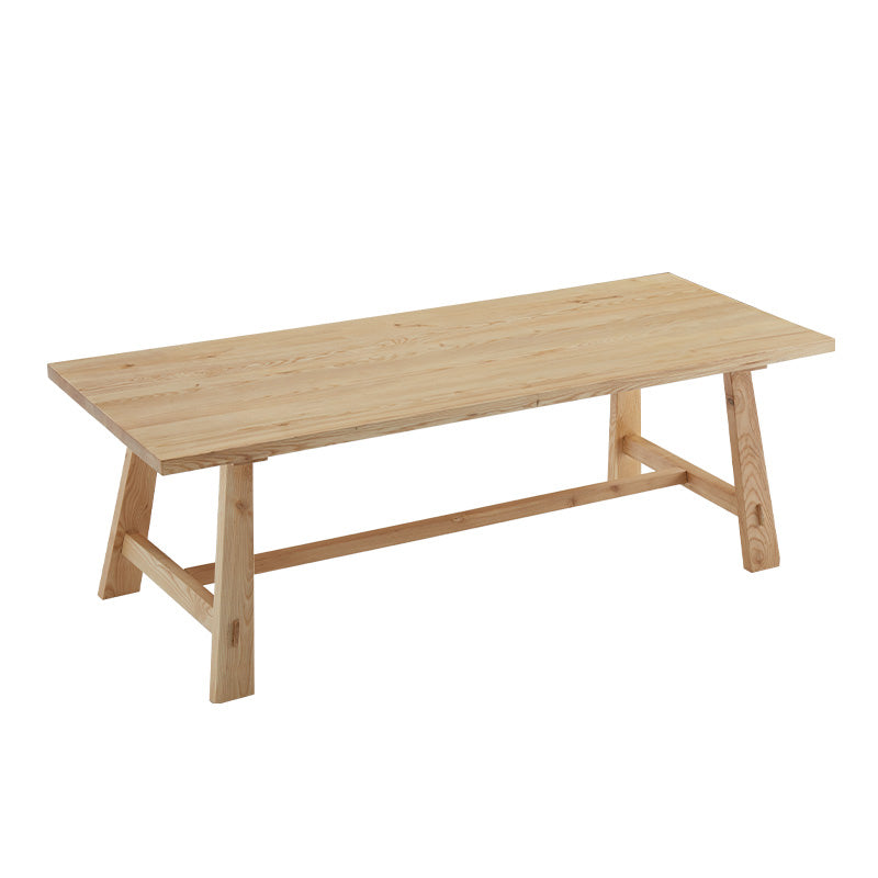 Modern Style Rectangle Dining¬†Room¬†Table¬†Set with Solid Wood Dining Set with 4 Legs Table Table Only Clearhalo 'Dining Room Sets' 'Dining Tables & Seating' 'dining_room_set' 'furn' 'furn_dining_room_set' 'Furniture' 'furniture_dining_room_set' 'Kitchen & Dining Furniture' 'kitchen&dining_furn' 'kitchen' 3401801