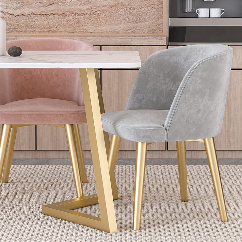 Modern Rectangle Shape White Dining Set Standard Sintered Stone Top Dining Set for Kitchen Clearhalo 'Dining Room Sets' 'Dining Tables & Seating' 'dining_room_set' 'furn' 'furn_dining_room_set' 'Furniture' 'furniture_dining_room_set' 'Kitchen & Dining Furniture' 'kitchen&dining_furn' 'kitchen' 3401870