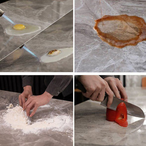 Contemporary Sintered Stone Top Gray Dining Set Rectangle Shape Standard Dining Set for Kitchen Clearhalo 'Dining Room Sets' 'Dining Tables & Seating' 'dining_room_set' 'furn' 'furn_dining_room_set' 'Furniture' 'furniture_dining_room_set' 'Kitchen & Dining Furniture' 'kitchen&dining_furn' 'kitchen' 3401900