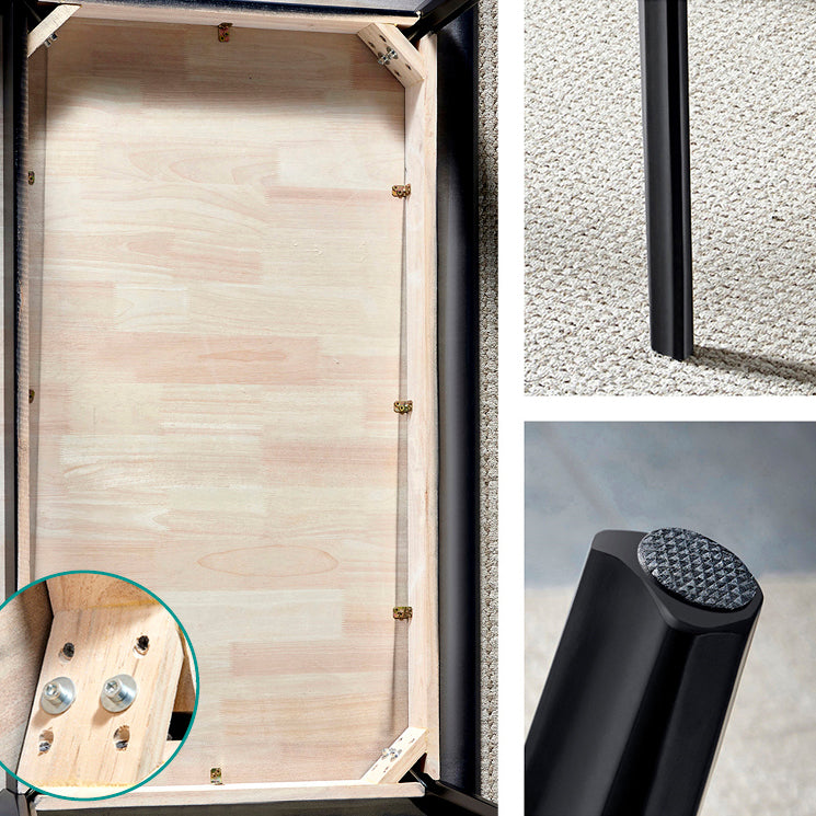 Fixed Sintered Stone Top Kitchen Table Set with 4 Legs Base Dining Furniture for Home Clearhalo 'Dining Room Sets' 'Dining Tables & Seating' 'dining_room_set' 'furn' 'furn_dining_room_set' 'Furniture' 'furniture_dining_room_set' 'Kitchen & Dining Furniture' 'kitchen&dining_furn' 'kitchen' 3407078