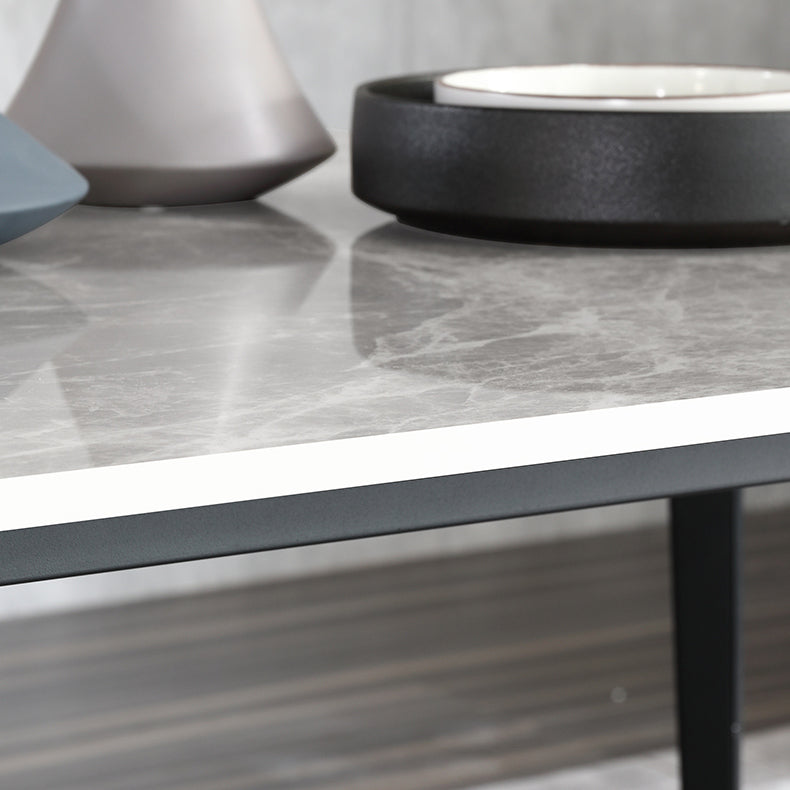 Modern Style Sintered Stone Top Dining¬†Room¬†Table¬†Set with Rectangle Table Dining Furniture Clearhalo 'Dining Room Sets' 'Dining Tables & Seating' 'dining_room_set' 'furn' 'furn_dining_room_set' 'Furniture' 'furniture_dining_room_set' 'Kitchen & Dining Furniture' 'kitchen&dining_furn' 'kitchen' 3407102