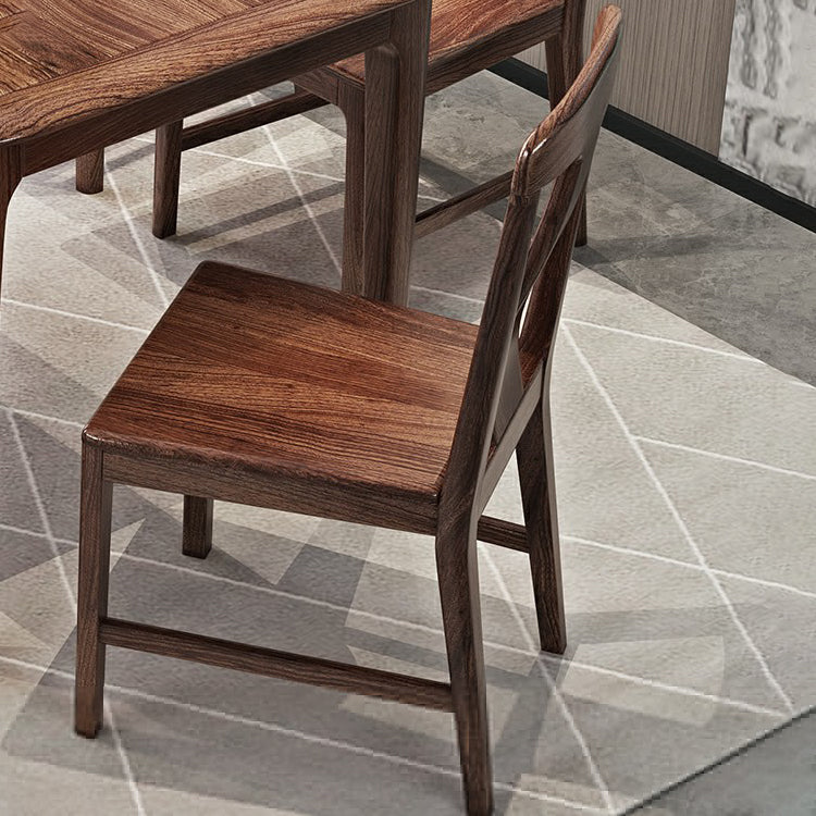 Traditional Solid Wood Rectangle Dining¬†Room¬†Set Standard Height Home Use Dining Table Furniture Clearhalo 'Dining Room Sets' 'Dining Tables & Seating' 'dining_room_set' 'furn' 'furn_dining_room_set' 'Furniture' 'furniture_dining_room_set' 'Kitchen & Dining Furniture' 'kitchen&dining_furn' 'kitchen' 3407258