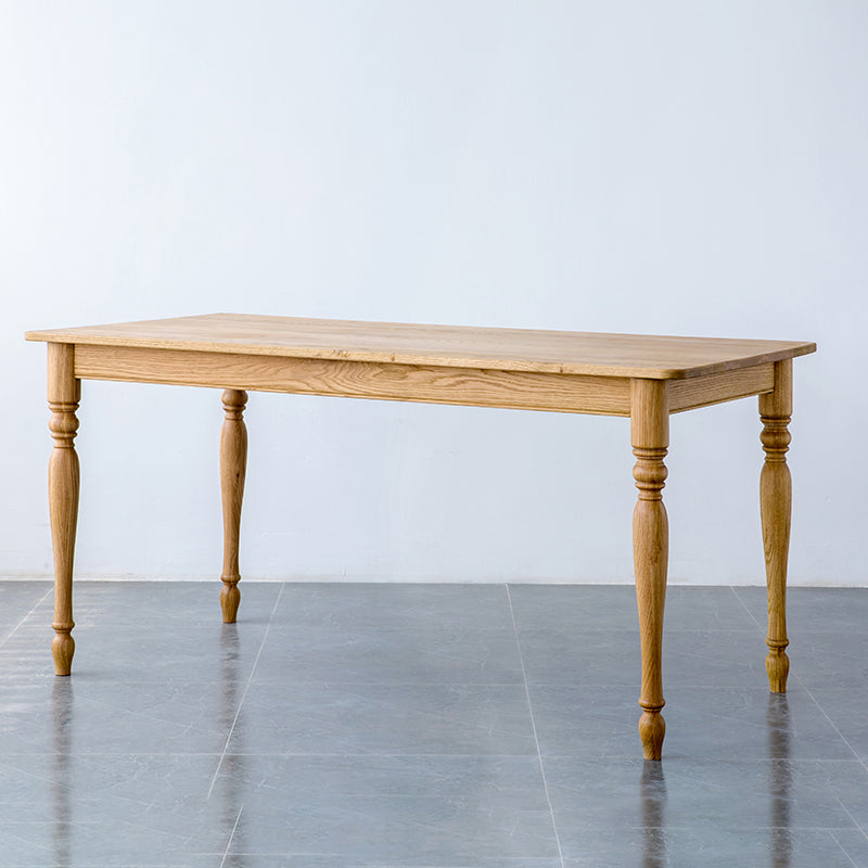 Traditional Solid Wood Dining Room Set with Rectangle Top and 4 Legs Base Dining Furniture Table Only Clearhalo 'Dining Room Sets' 'Dining Tables & Seating' 'dining_room_set' 'furn' 'furn_dining_room_set' 'Furniture' 'furniture_dining_room_set' 'Kitchen & Dining Furniture' 'kitchen&dining_furn' 'kitchen' 3407316